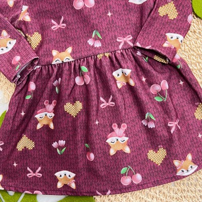 Vestido Raposinha e Frutinhas - Uva